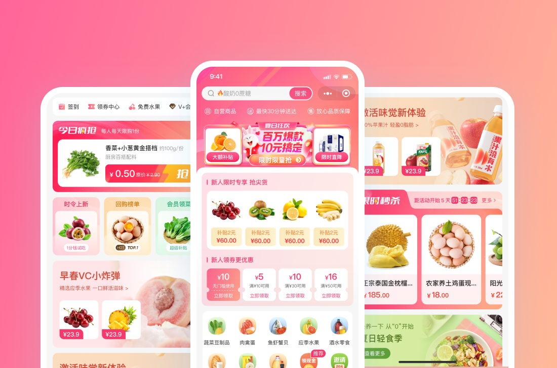 果蔬生鲜行业模板 - 效果图 2